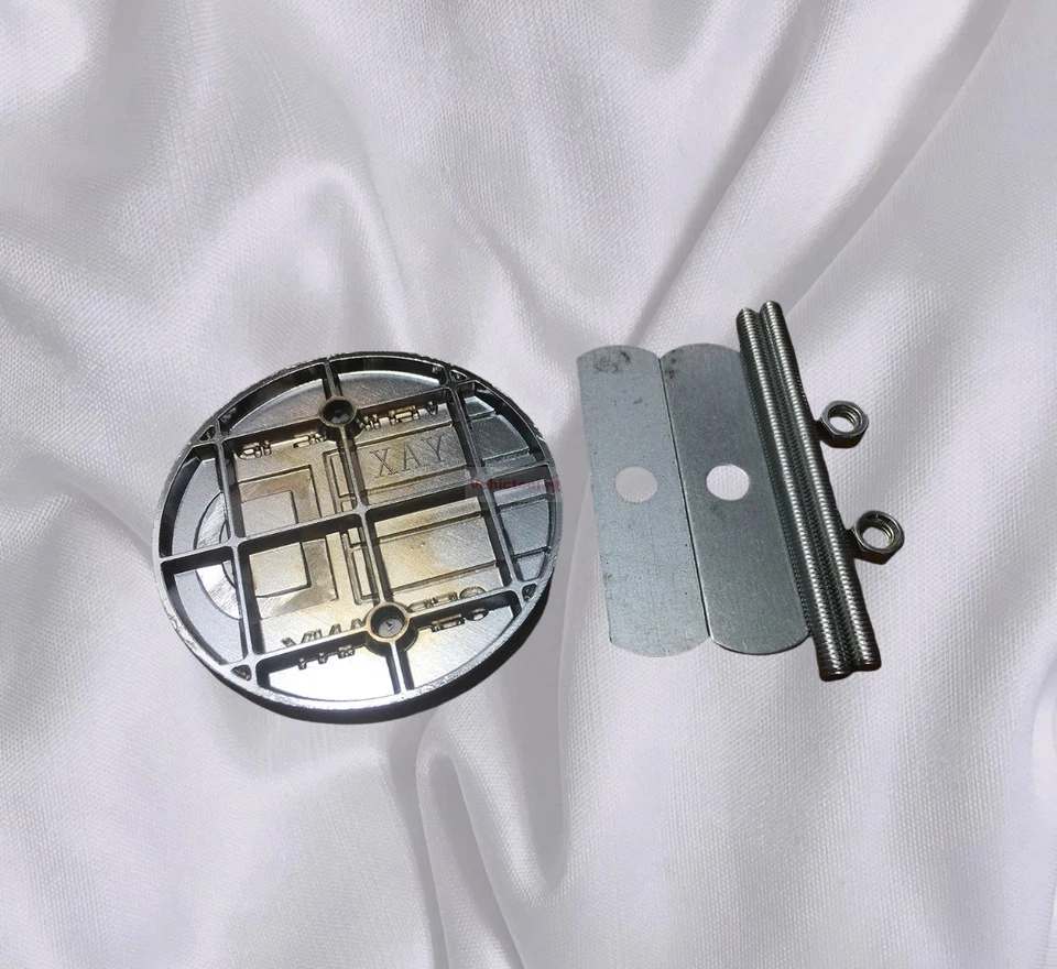 Viehcle ID Germany Round Wolfsburg Badge Grille Emblem For  VW Audi BMW Porsche - Image 4 of 4