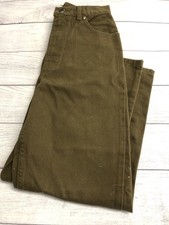 Canyon River Blues Pants Girls 14R Green Khakis Relaxed Fit 100 Cotton Casual