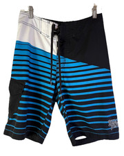 Vintage Y2K Billabong Mens 29 Spell Out Color Block Board Shorts Grunge Skater