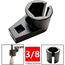7/8-Inch 3/8" 22mm Offset Oxygen O2 Sensor Socket Wrench Removal Tool  Drive New