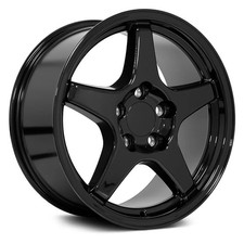 For Chevy Camaro 93-02 Alloy Factory Wheel Wheels 5-spoke Gloss Black 17x9.5 For Chevy Camaro 93-02 Alloy Factory Wheel Wheels 5-spoke Gloss Black 17x9.5