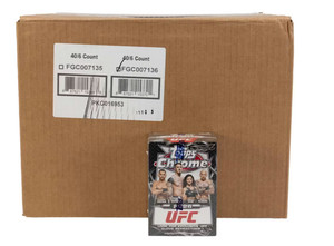 2026 TOPPS CHROME UFC FACTORY SEALED 40 BLASTER BOX CASE VALUE