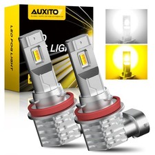 Pair Dual Color Driving Drl Lamp H8 H11 H9 Led Fog Light Bulb White Amber Yellow Pair Dual Color Driving Drl Lamp H8 H11 H9 Led Fog Light Bulb White Amber Yellow