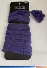 Purple Boot/Leg Warmers sparkly 