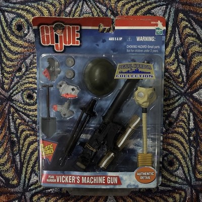 GI Joe : Pearl Harbor Collection - Vickers Machine Gun 2001 [New]