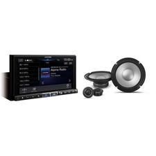 Alpine iLX-507 7" Multimedia Receiver + 8" Component Speakers Set