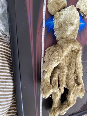 Teilgefertigter Mohair Teddybär   Vintage-Stil muss bearbeitet werden 16 Zoll