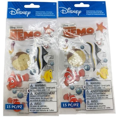 Disney Pixar Finding Nemo Dory STICKER 3D Dimensional New Lot 2