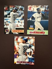 1994 Topps Stadium Club Card Lot Seattle Mariners Ken Griffey Jr 85, 262, 529