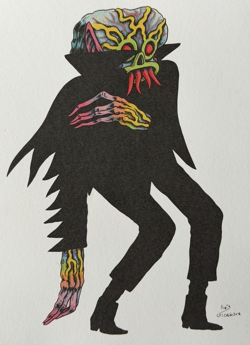 2019 Brand New Craig Gleason: Original “The Ghoul”Art Print 8.5” X