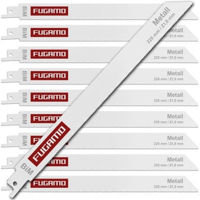 10x 228mm Z 1,8mm BiM Säbelsägeblatt Säbelsägeblätter Sägeblatt Säbelsäge Metall