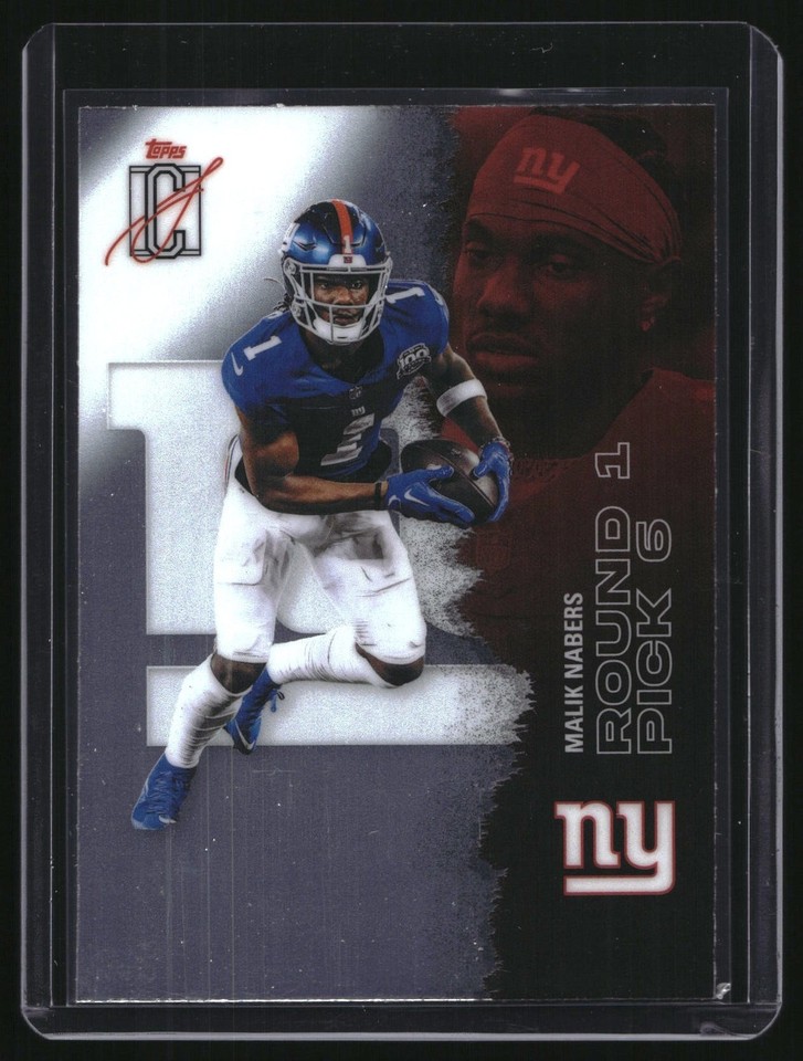 2025 Topps Composite Round 1 Pick 6 Malik Nabers 2025 Topps Composite Round 1 Pick 6 Malik Nabers