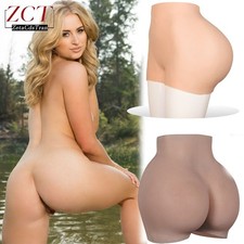 Silicone Hip Buttock Enhancer Transgender Crossdresser Fake Vagina Pants Panties