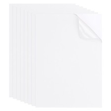 8pcs Waterproof Self-Adhesive Nylon Repair Patch 8 x 6 Inch, White