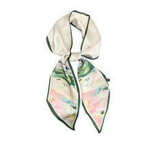 Mulberry Silk Like Head Scarf Hair band Ribbon Women's Fashion Neck Satin Sca...
