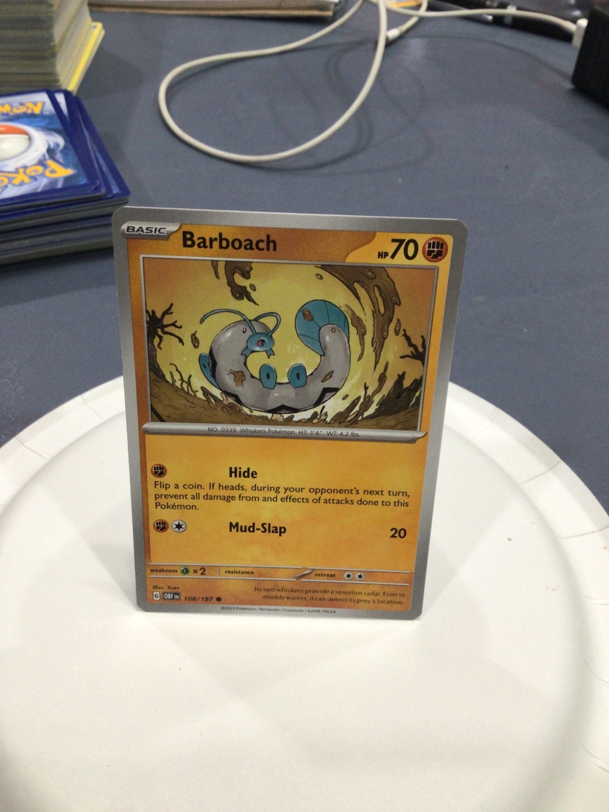 POKEMON CARDS COLLECTION BARBOACH   YOU PICK