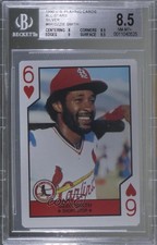 1990 US Playing Cards Major League All-Stars Silver Edge Ozzie Smith BGS 8.5 0q3