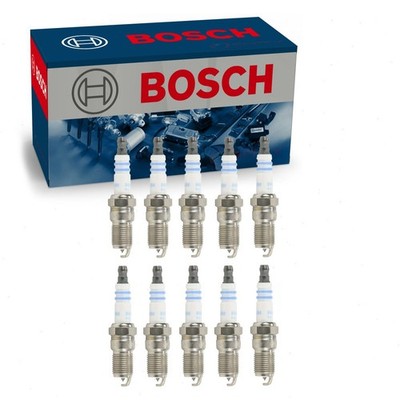 10 pc Bosch Platinum Spark Plugs for 2000-2003 Ford F53 6.8L V10 Ignition cg