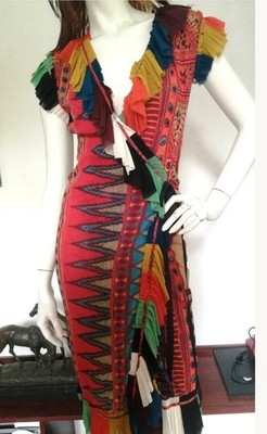Jean Paul Gaultier Midikleid Größe S 