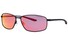 Nike Pivot Six DQ0927 011 Sunglasses Men's Black/Dark Grey/Red Mirror 62mm