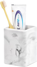 Toothbrush Holders, Diatomite Toothbrush Cups for Bathroom, Marble