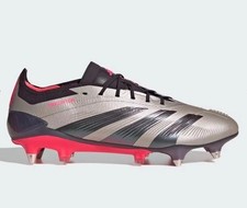 Adidas Predator Elite SG Soccer Cleats ID0913 Men  s US 13.5 Platinum NEW 250