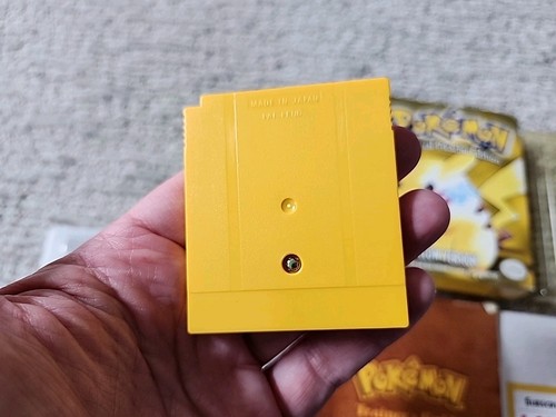 Pokemon Versión Amarilla Edición Especial Pikachu Nintendo Game Boy PRIMERA IMPRESIÓN EN CAJA - Imagen 6 de 15