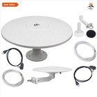 Outdoor TV Antenna Active DVB-T2 HEVC Camper Caravan RV Universal 12V