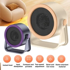 Portable Electric Space Heater Garage Hot Air Fan Adjustable for Indoor Room US