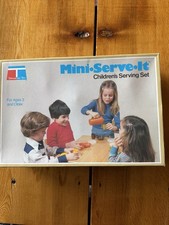 Tupperware Toys Mini Serve It Children's Serving Set Vintage 70s Retro Boxed