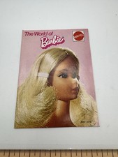 Vintage 1973 Beautiful World Of Barbie Line Promotional Catalog