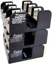 Lot of 3 - 20328 Gould Shawmut 250V 30A 3P Fuse Holder - Next Day Option