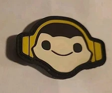 2017 Blizzard Blizzcon LUCIO from OVERWATCH  hook/loop Badge Excellent Condition