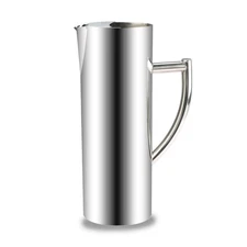 47oz Stainless Steel Water Pitcher Cold Drinking Pitcher with Ice Guard