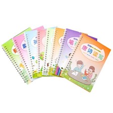 8 Pcs Creative Copybook Writing Practice Book English Chinese Tool