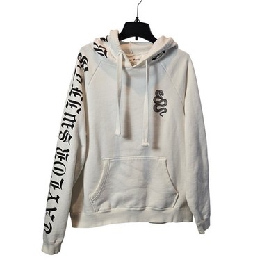 Taylor Swift Reputation Stadium Tour Snake White Hoodie