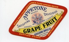 Etiquette Appetone pour Raisin, Whitman, Mass