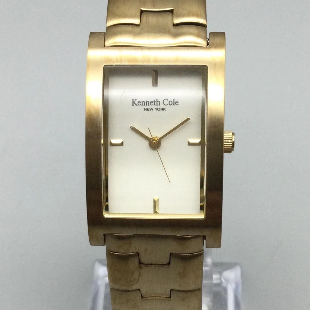 Unique Ladies Kenneth Cole KC4615 Rectangular Quartz Watch New Battery Free Ship Kenneth Cole | Accessories | Unique Ladies Kenneth Cole  main image 4