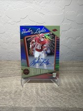 2022 Panini Legacy Treylon Burks Under The Lights Sapphire Rookie RC Auto /35