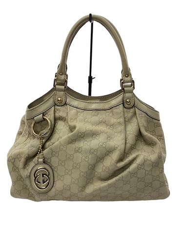 GUCCI Handtasche Leder BEG Allover 211944 - Bild 1 von 6