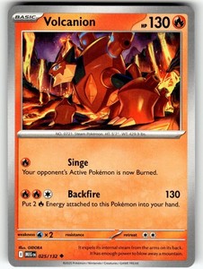 Pokemon 2025 ME01: Mega Evolution Volcanion 25/132