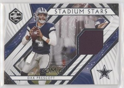 2021 Limited Stadium Star Swatches Spotlight Silver 66/75 Dak Prescott 0fc2