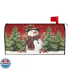 Sphragiyn Xmas Snowman Mailbox Cover Magnetic Large Oversized Win