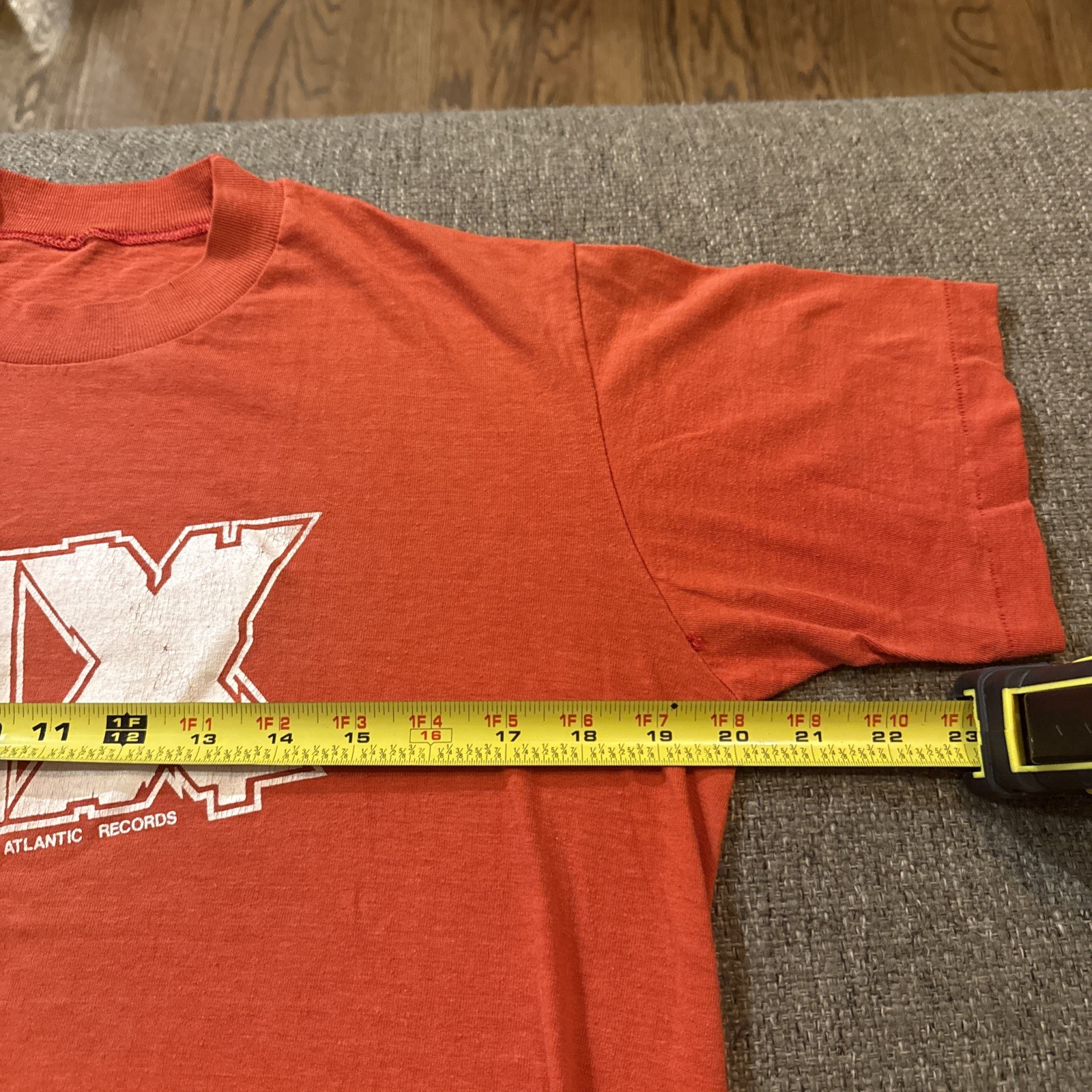 Beautiful 1980’s Vintage Red KIX T-shirt NO TAG - Atlantic Records Butter Soft image 10