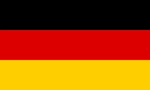 Germany German Flag Self Adhesive Sticker