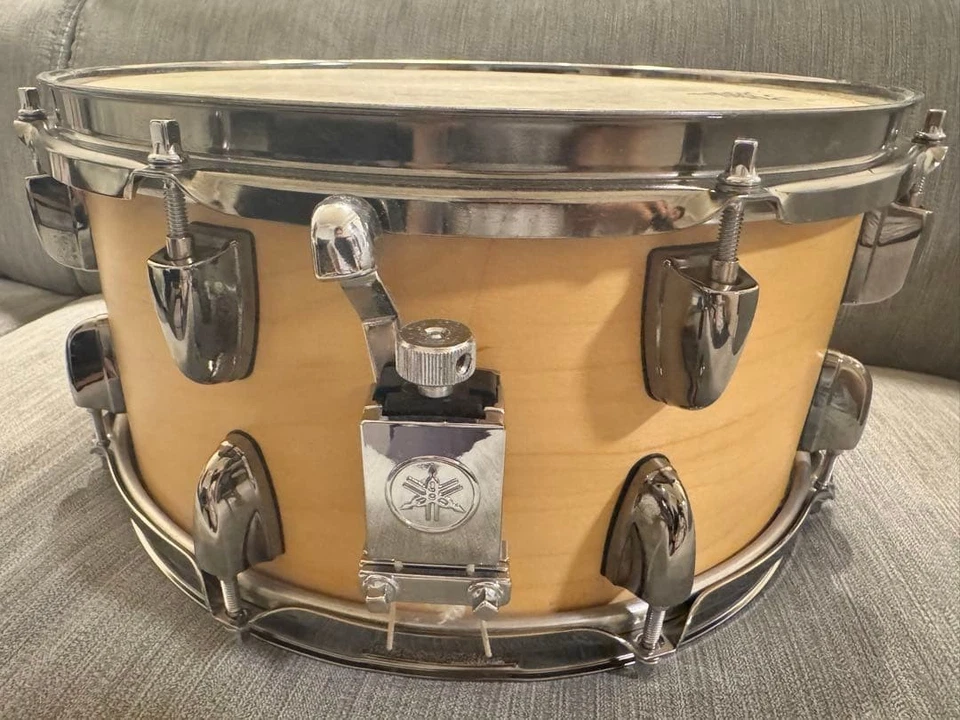 YAMAHA MSD-1365SJ Steve Jordan Maple Snare Drum 13"x6.5" Made in Japan - Image 2 of 4