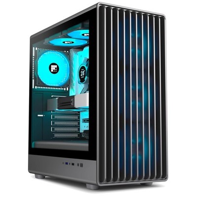 PC Gehäuse Schwarz Air Kühlung 6 ARGB Lüfter ATX Micro ITX Gaming