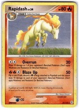 Rapidash 59/130 - Uncommon - Diamond & Pearl - Heavily Played on eBay