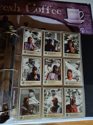 1992 Leaf Studio - Complete Set (1-263) - Griffey, Nolan Ryan, Thomas, Bonds MVP