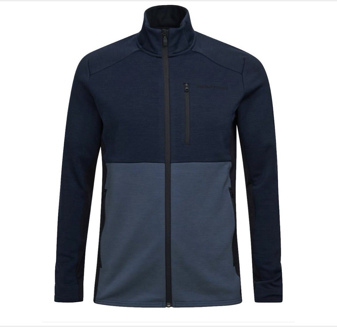 Peak Performance Vertical Mid Zip Jacket Mens Blu… - image 3